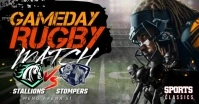 Gameday Rugby Match Facebook Shared Image template