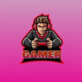 gamer logo template