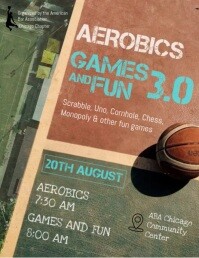 Games And Fun Flyer (US Letter) template