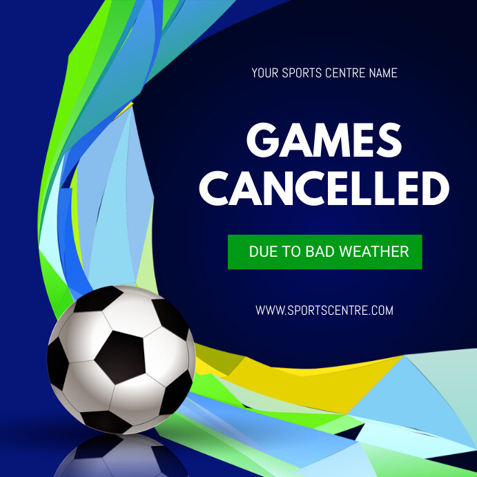 GAMES CANCELLED Template PosterMyWall games-cancelled-template-postermywall