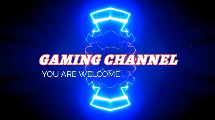Gaming channel intro video Templat | PosterMyWall