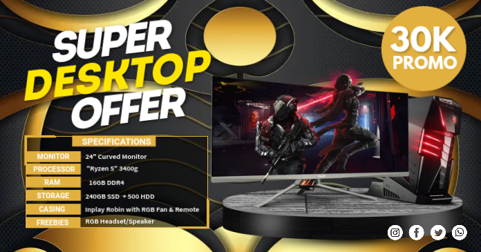 Computer Promotion Template | PosterMyWall
