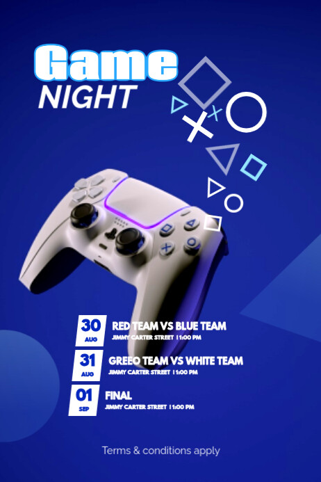 Gaming Contest Flyer Template PosterMyWall Gaming Contest Flyer Template PosterMyWall