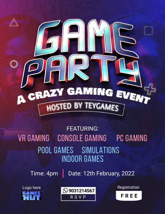 Game Event Flyers 25 Best New Event Flyer Templates For Photoshop