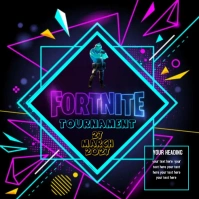 GAMING EVENT TEMPLATE VIDEO DESIGN Quadrado (1:1)