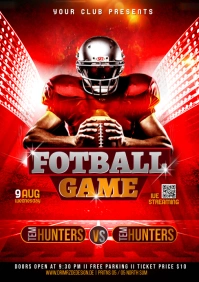 Gaming flyers, football flyers,Soccer A5 template