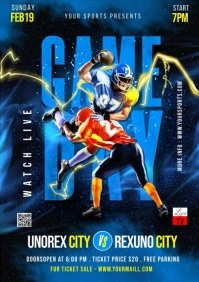 Gaming flyers, football flyers,Soccer A4 template