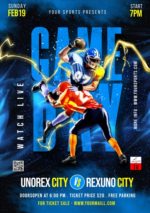 Gaming flyers, football flyers,Soccer A5 template