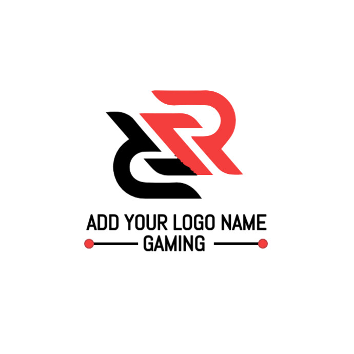 Gaming/game/icon/badge/symbol/identity/red/black/r Logo/typography/unique Logo Логотип template