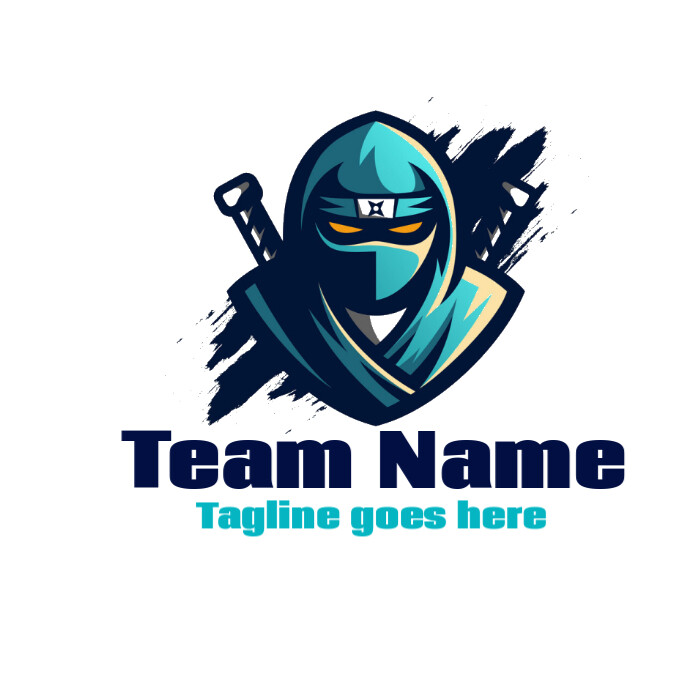 Gaming logo, esports Logo, ninja logo (1) Template PosterMyWall
