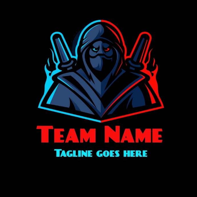 Gaming logo, esports Logo, ninja logo Logotyp template