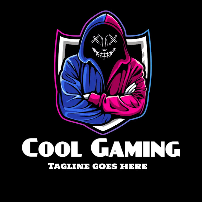 Gaming logo, game and sports logo template