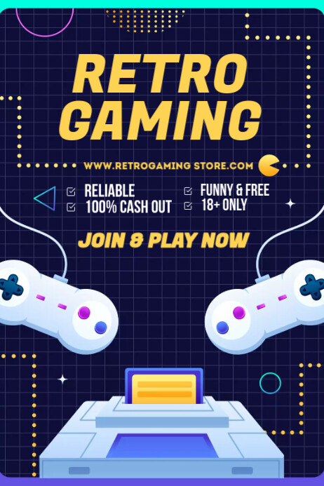 Gaming Message Poster Gaming poster Templat | PosterMyWall