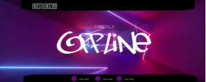 Violet Gaming Streaming Neon Banner Templates Twitch Profile Banner