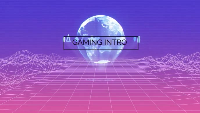 Gaming Youtube Intro template