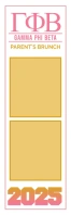 Gamma Phi Beta 2x6 Photo Frame Template Banner 2' × 6'