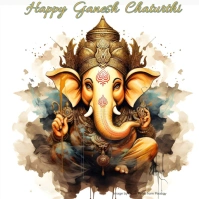 Ganesh Chaturthi 10 e 6 Square (1:1) template