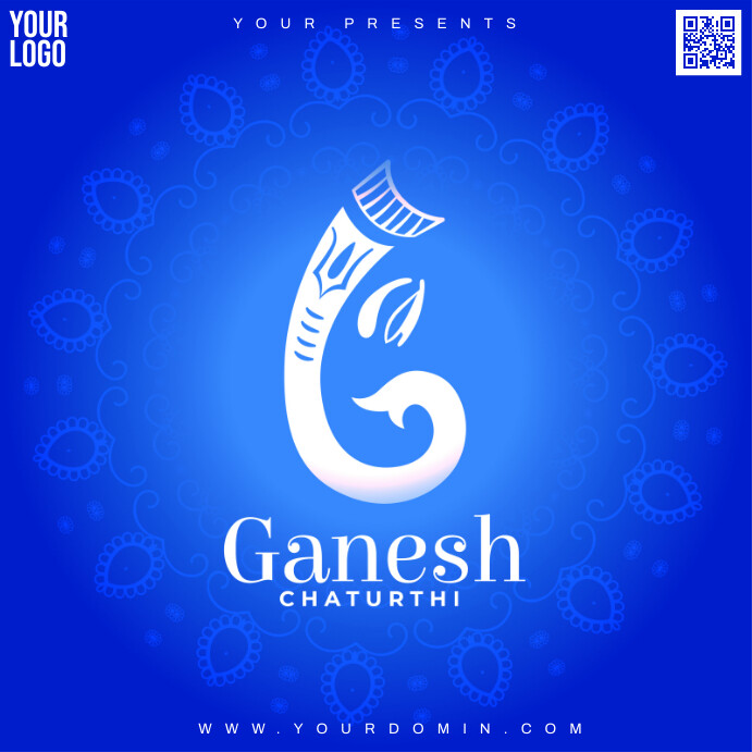 ganesh chaturthi Publicação no Instagram template