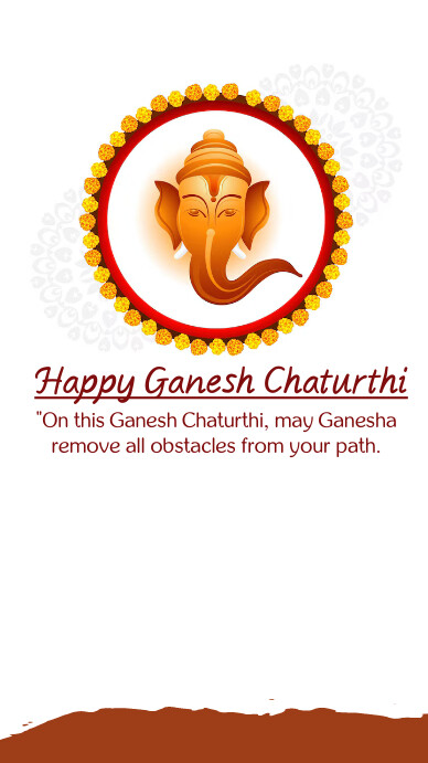 ganesh chaturthi WhatsApp Status template