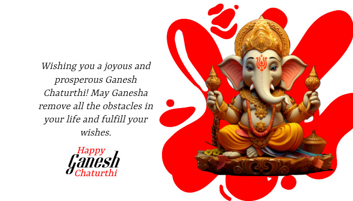 Ganesh Chaturthi Greeting Cards Intestazione blog template