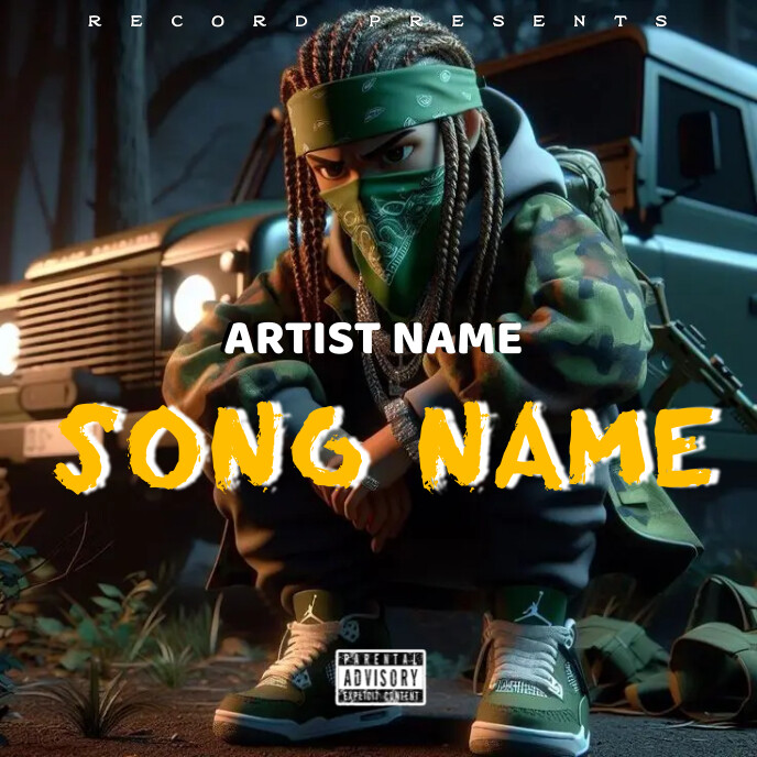 Gangster album cover template | PosterMyWall