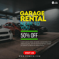 Garage Rental Ad Instagram Post template