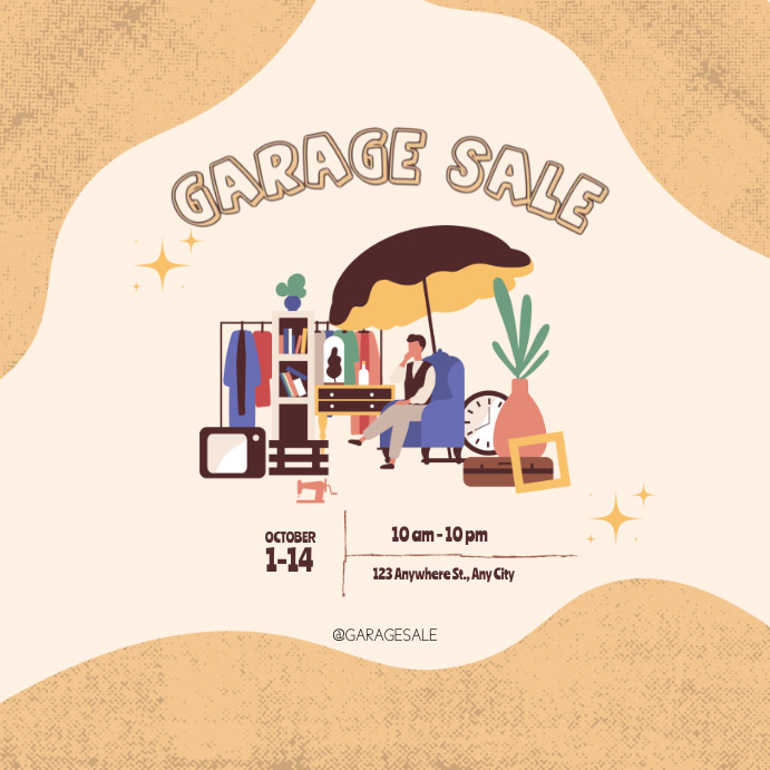 Garage Sale 2022 Template PosterMyWall