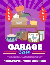 Garage Sale Animated Flyer (US Letter) template