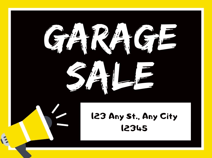 Garage Sale Template | PosterMyWall garage-sale-template-postermywall