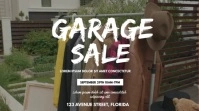 garage sale digital display video template
