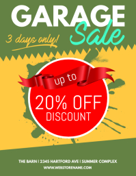 garage sale flyer template free