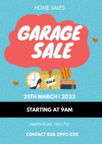 Garage Sale Flyers A3 template
