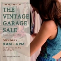 garage sale template Square (1:1)
