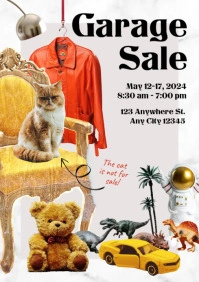 garage sale template A4