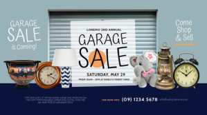 Garage Sale Twitter Post Twitter-opslag template