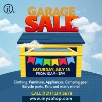 Garage sale Video Template Instagram-Beitrag