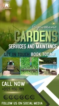 GARDEN AND LAWN SERVICE AD TEMPLATE