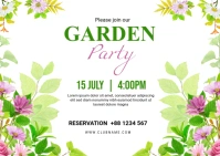 Garden Party Invitation Template Briefkaart