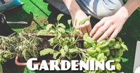 Gardening ad home auf Facebook geteiltes Bild template
