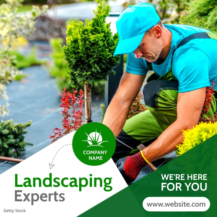 Gardening and Landscaping advertising Template PosterMyWall