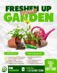 Gardening Services Flyer (US Letter) template