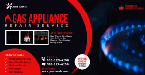 Gas Appliance Repair Facebook Ad Template Facebook-Anzeige