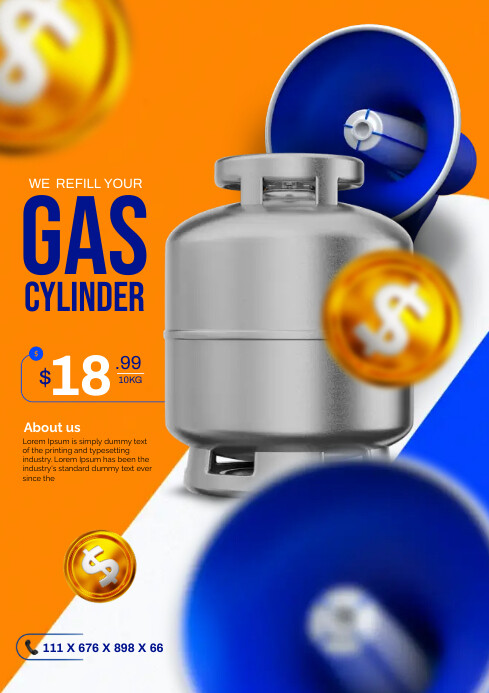 Gas distributor flyer Template | PosterMyWall