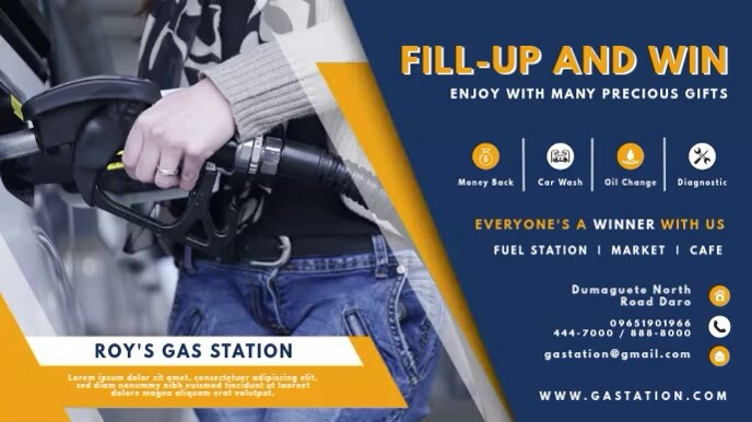 Gas Station Giveaway Ad