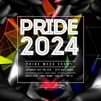 GAY PRIDE 2024 heart hands Iphosti le-Instagram template