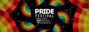 GAY PRIDE FESTIVAL - Rainbow Fans template