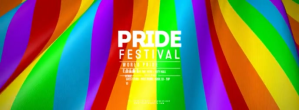 GAY PRIDE FESTIVAL Waving Flag template