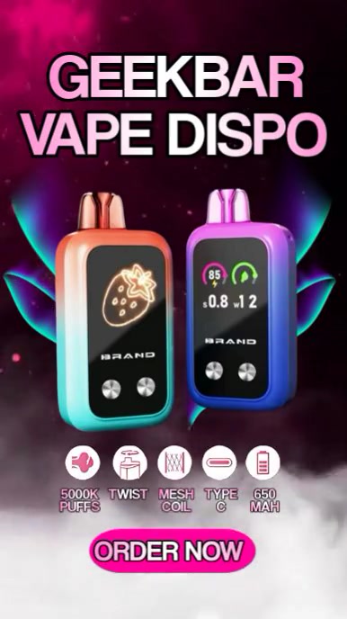 Geekbar Vape Dispo Instagram Story template