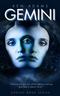 Gemini Zodiac Sign Horoscope Book Cover Kindle/Book Covers template