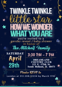 280 Gender Reveal Customizable Design Templates Postermywall